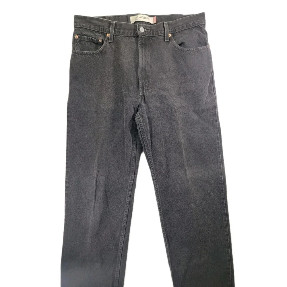 Levi's 550 jeans -‎ Relaxed fit Straight Leg - 36x34 Black Wash 100% cotton